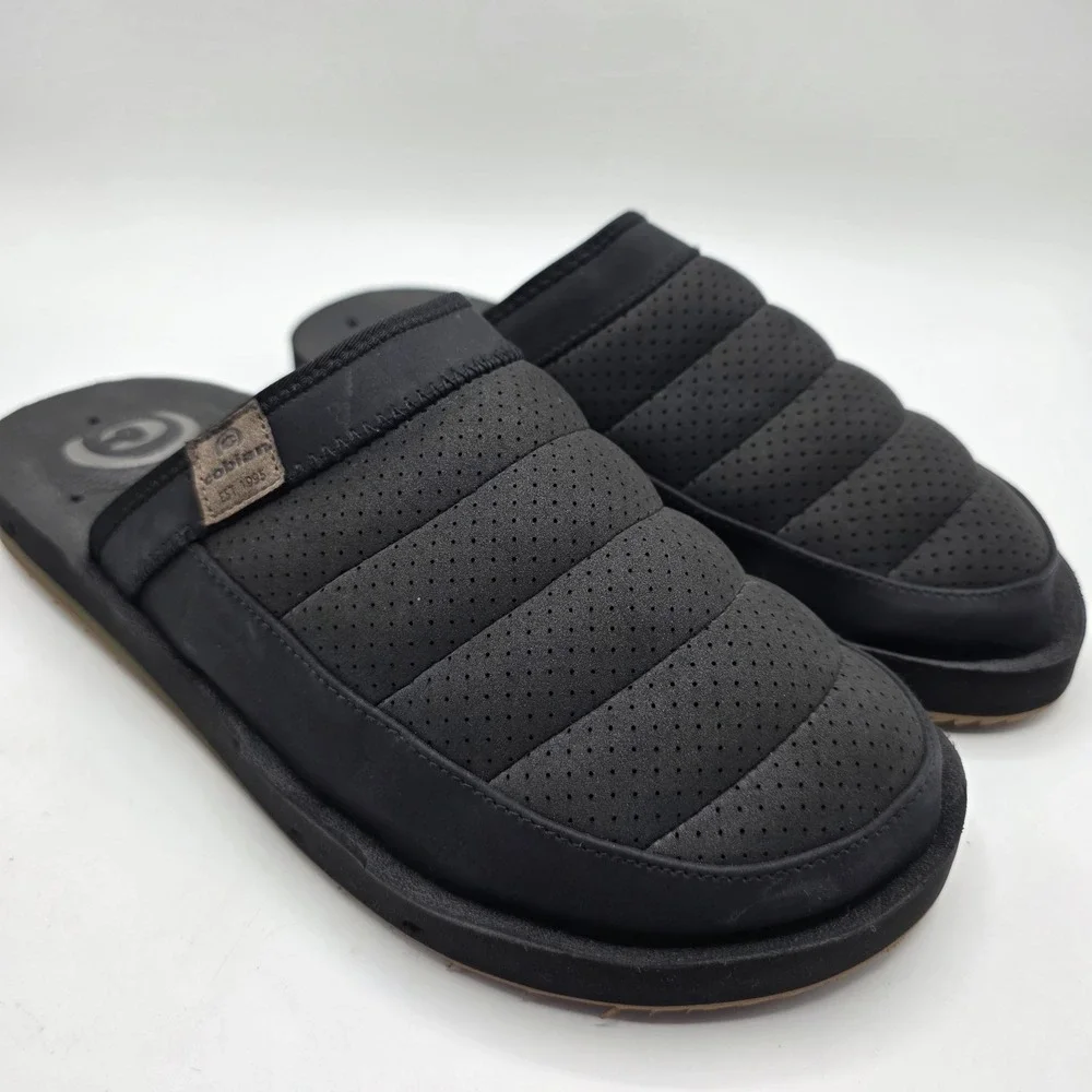 Cobian Hobgood Draino Mule Clogs Men's SZ 10 Black Water Drain Slip On Shoes